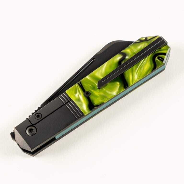 Jack Wolf AFTER HOURS JACK -AFTER HOURS JACK - KIRINITE TOXIC GREEN DLC knives for sale