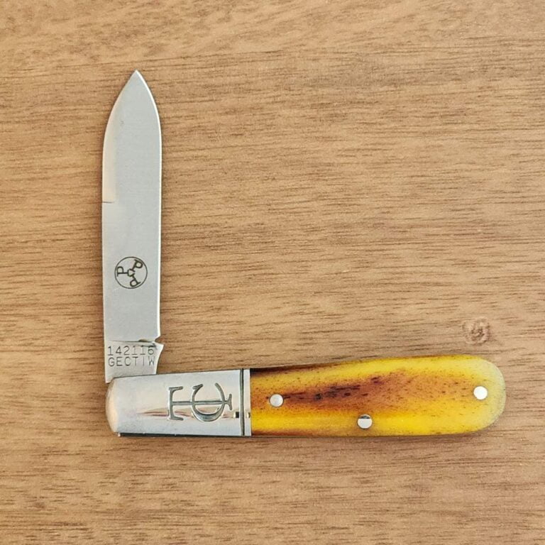 GEC 142116 Smooth Antique Yellow Bone knives for sale