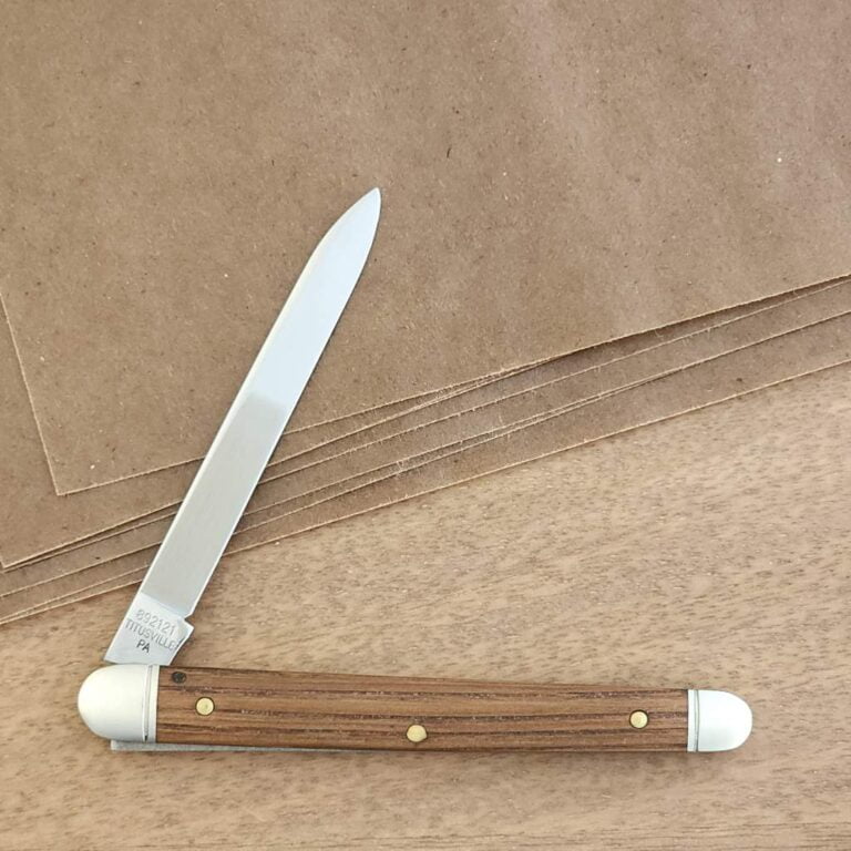 Great Eastern Cutlery #892121 Stabilized Antique Chestnut Wood knives for sale