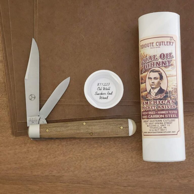 Great Eastern Cutlery #871223 Oil Well Sucker Rod Wood knives for sale