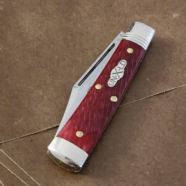 Great Eastern Cutlery #941121 Garnet Jigged Bone knives for sale