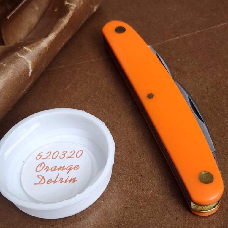 Great Eastern Cutlery #620320 Orange Delrin knives for sale