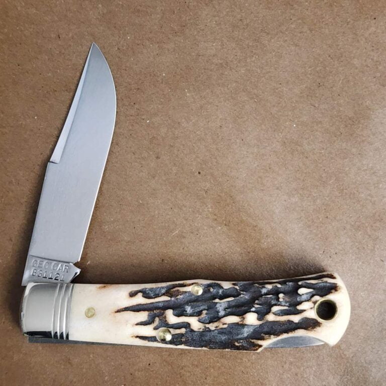 Great Eastern Cutlery #831121 Sambar Stag knives for sale