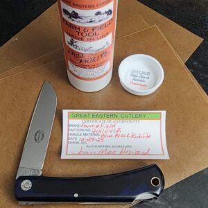 Great Eastern Cutlery #215124 LB Blue Black Ritchlite PROTOTYPE knives for sale