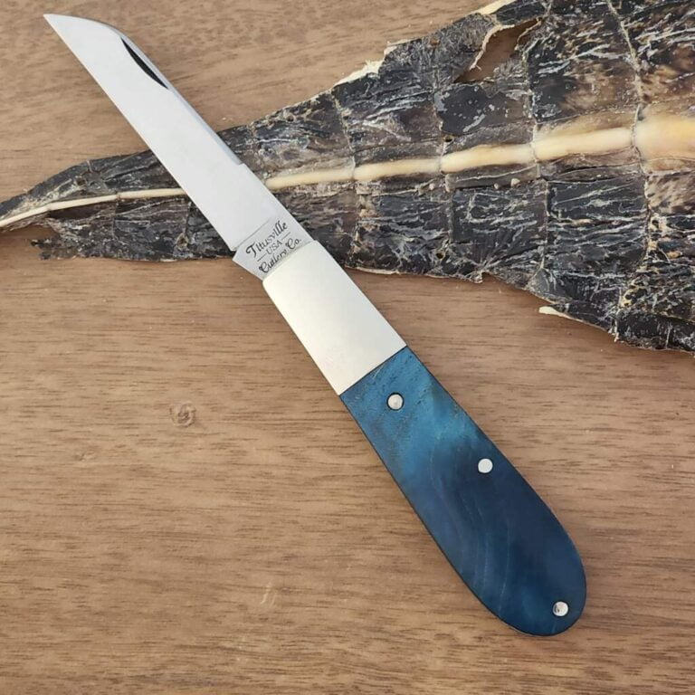 Daniels Family Knife Brands TSAK Exclusive Old Man Norman in Blue Box Elde knives for sale