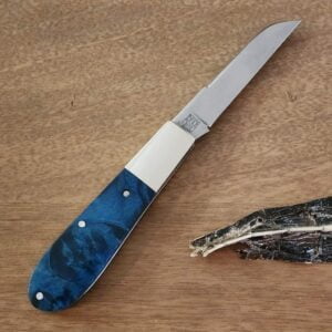 Daniels Family Knife Brands TSAK Exclusive Old Man Norman in Blue Box Elder knives for sale