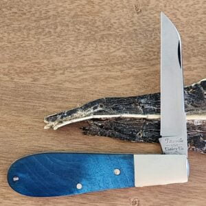 Daniels Family Knife Brands TSAK Exclusive Old Man Norman in Blue Box Elder knives for sale