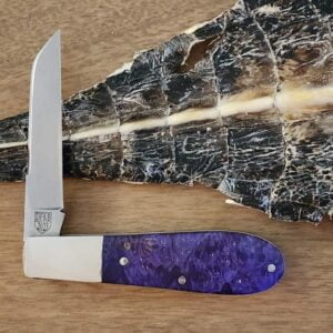 Daniels Family Knife Brands TSAK Exclusive Old Man Norman in Purple Box Elder knives for sale