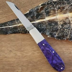 Daniels Family Knife Brands TSAK Exclusive Old Man Norman in Purple Box Elder knives for sale