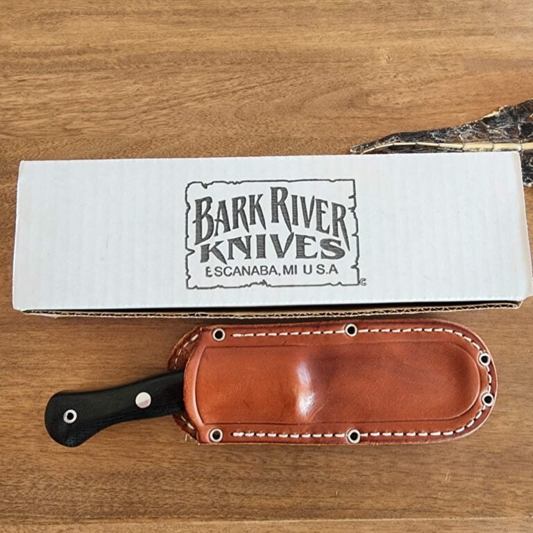 Bark River Black Canvas Micarta Cub EDC in CPM 3V 1st Production Run knives for sale