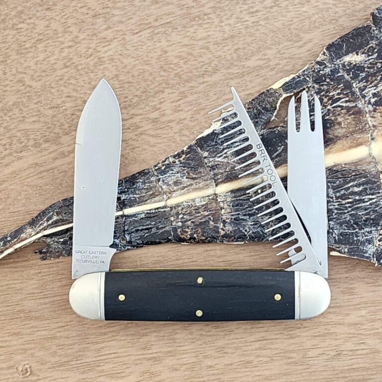 Great Eastern Cutlery #352320 Gabon Ebony knives for sale