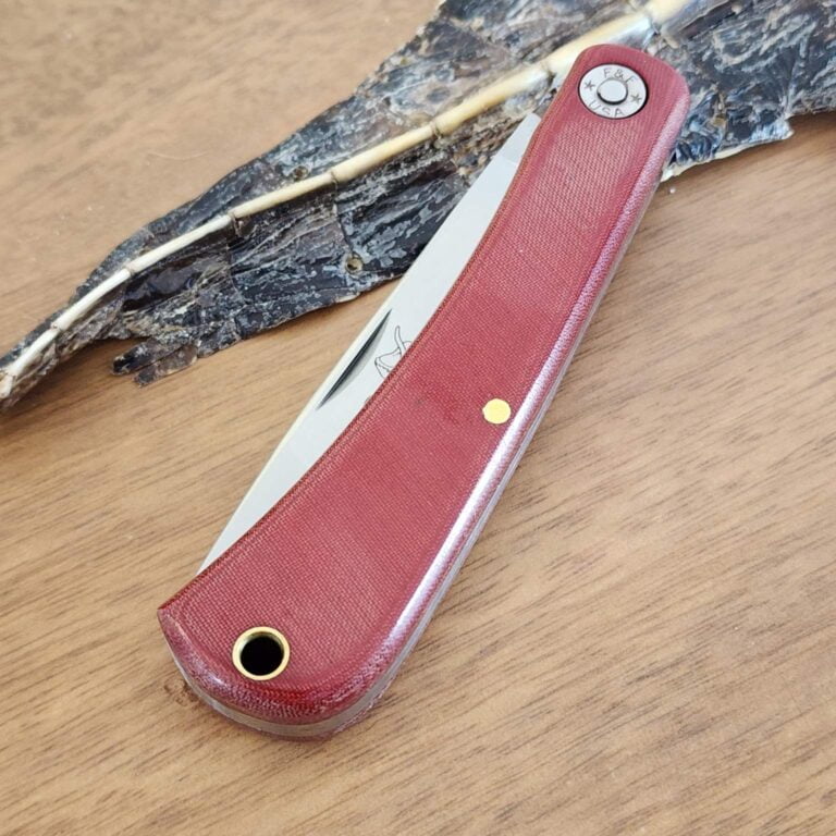 Great Eastern Cutlery #715121Red Linen Micarta knives for sale