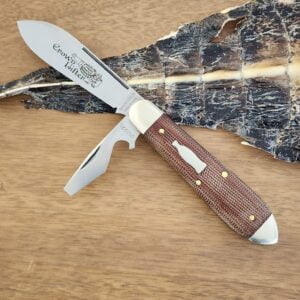 Great Eastern Cutlery #852221 CL Natural Canvas Micarta knives for sale