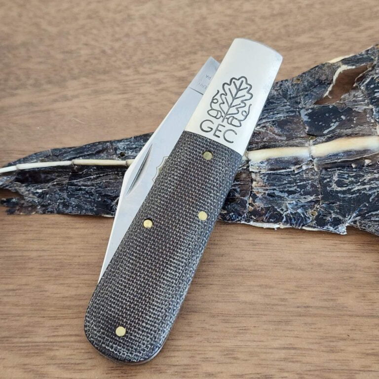 Great Eastern Cutlery #861121 OD Green Canvas Micarta knives for sale