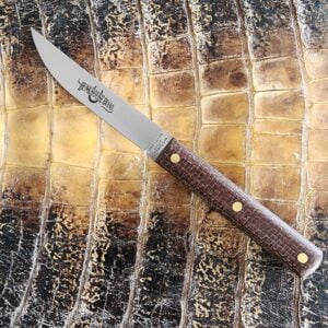 Great Eastern Cutlery #K33CAR Brown Burlap Steak Knife knives for sale