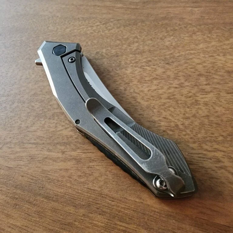 ZT USA 0460TI Sinkevich Design Ser. 1112 Titanium/CPM 20CV USED knives for sale