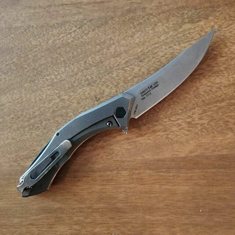 ZT USA 0460TI Sinkevich Design Ser. 1112 Titanium/CPM 20CV USED knives for sale