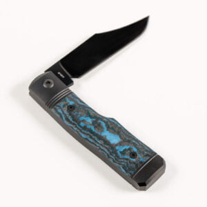SHARPSHOOTER JACK - FAT CARBON SNOWFIRE HAND SATIN (Copy) knives for sale