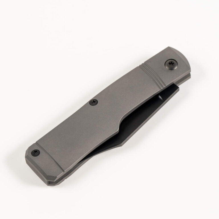 SHARPSHOOTER JACK - TITANIUM REVERSE TUX knives for sale