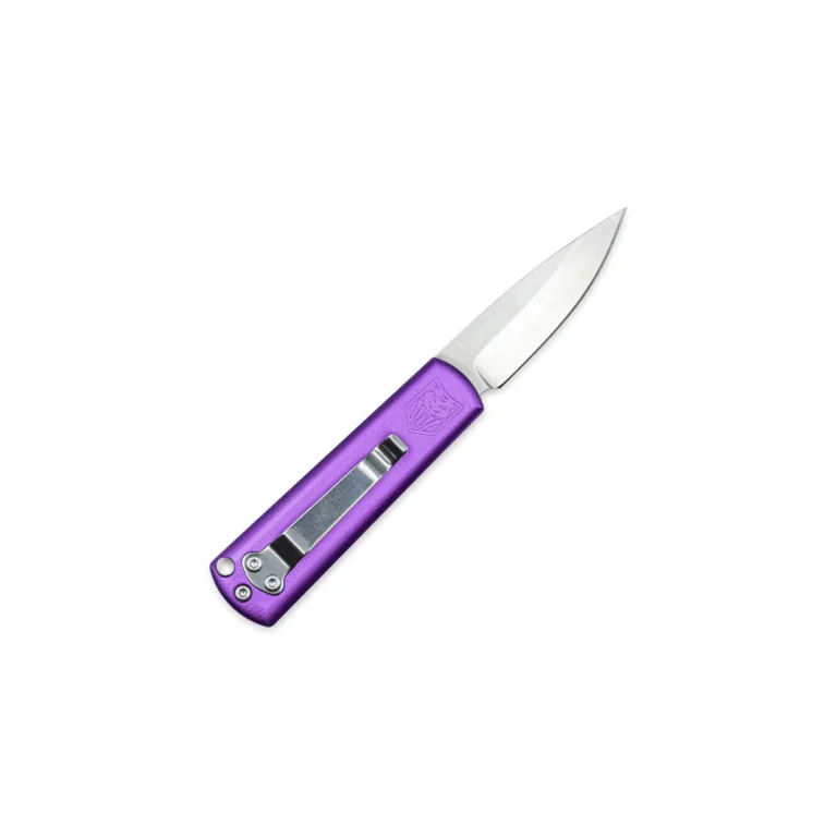 CobraTec  Purple Compact Hidden Release Knife knives for sale