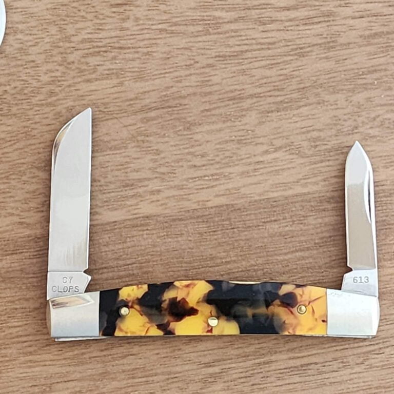 Great Eastern Cutlery #613211 Tortoise Shell Acrylic/ SS (1 of 4) knives for sale