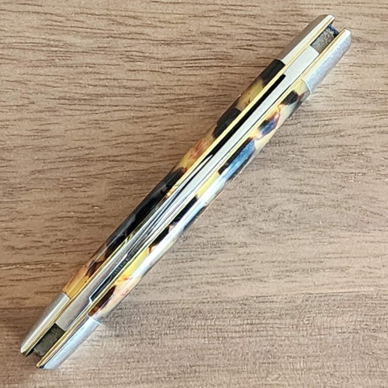 Great Eastern Cutlery #613211 Tortoise Shell Acrylic/ SS (1 of 4) knives for sale