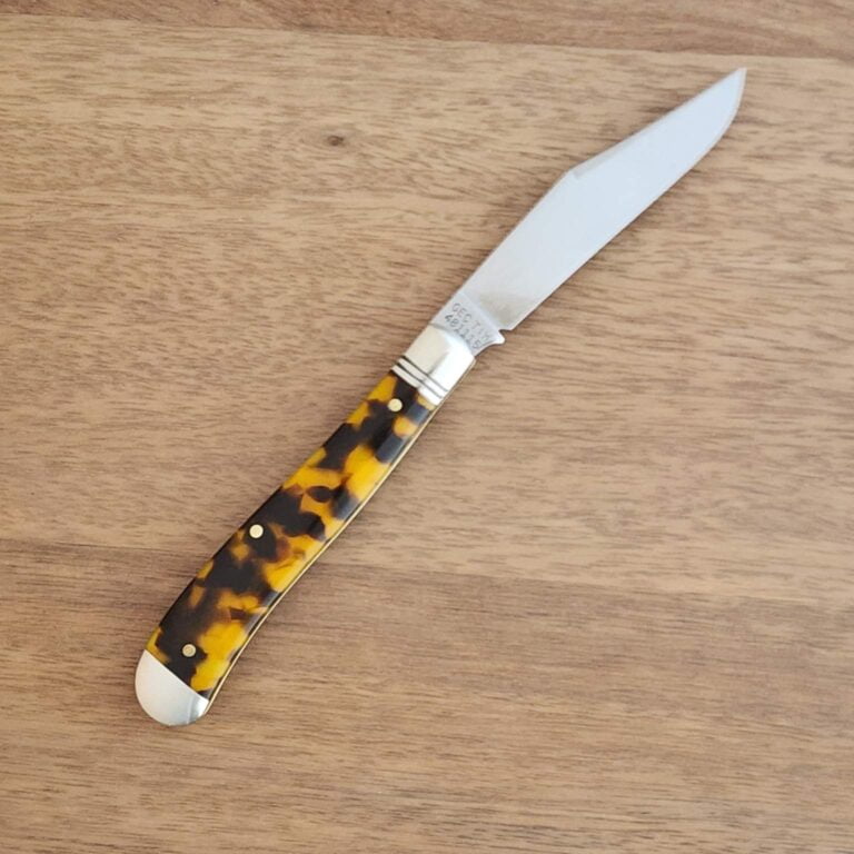 Great Eastern Cutlery #481115 Northfield Tortoise Shell Acrylic (1 of 10) knives for sale