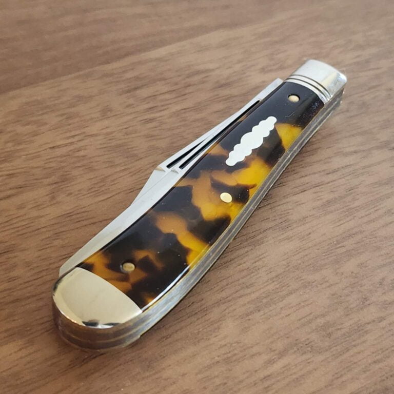 Great Eastern Cutlery #481215 Northfield Tortoise Shell Acrylic (1 of 11) knives for sale