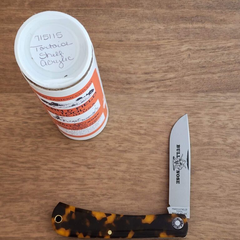 Great Eastern Cutlery #715115 SFO Bob  Andrews Tortoise Shell Acrylic (1 of 51) knives for sale