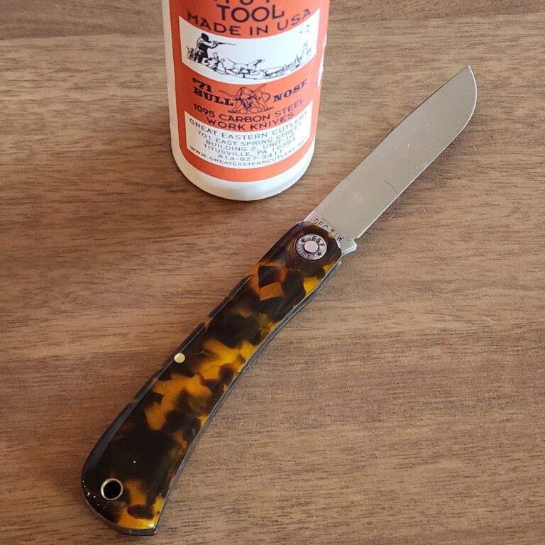 Great Eastern Cutlery #715115 SFO Bob  Andrews Tortoise Shell Acrylic (1 of 51) knives for sale