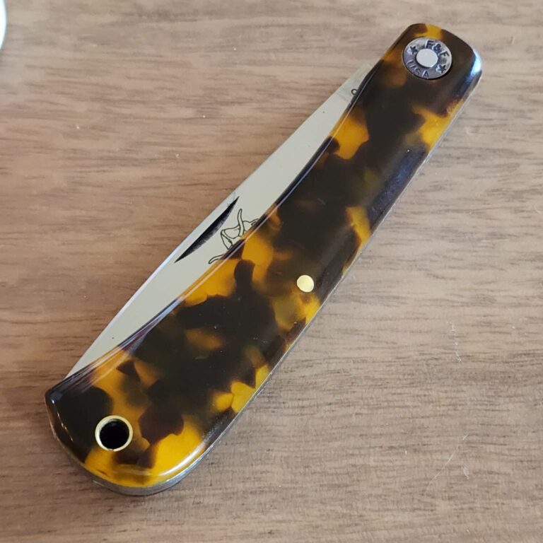 Great Eastern Cutlery #715115 SFO Bob  Andrews Tortoise Shell Acrylic (1 of 51) knives for sale