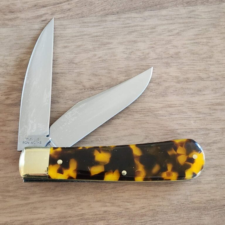 Great Eastern Cutlery #748212 Randezvous Tortoise Shell Acrylic (1 of 30) knives for sale