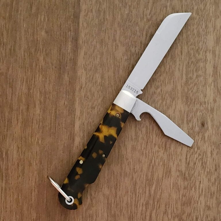 Great Eastern Cutlery #153215 CL Tidioute Tortoise Shell Acrylic (1 of 176) knives for sale