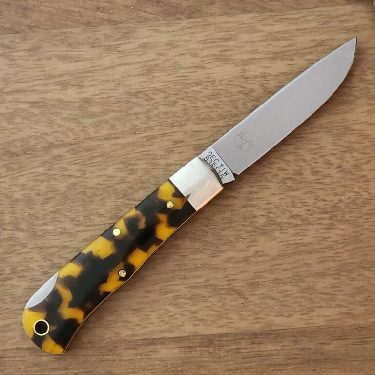 Great Eastern Cutlery #831115 LB Tidioute Tortoise Shell Acrylic (1 of 75) ppp etch knives for sale