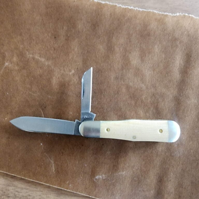 Great Eastern Cutlery #062219 Muslin Micarta knives for sale