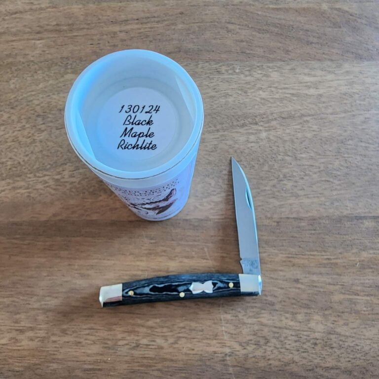 Great Eastern Cutlery #130124 Black Maple Richlite knives for sale