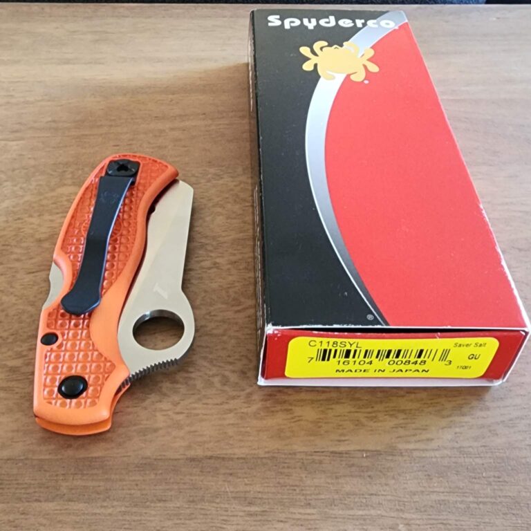 Spyderco C118SYL Saver Salt made in Japan knives for sale