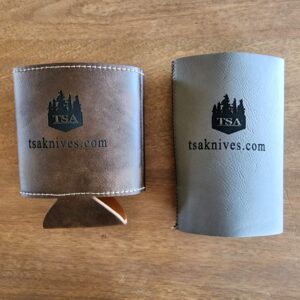 Can Koozie W/ TSA Logo in Standard and Slim Sizes knives for sale
