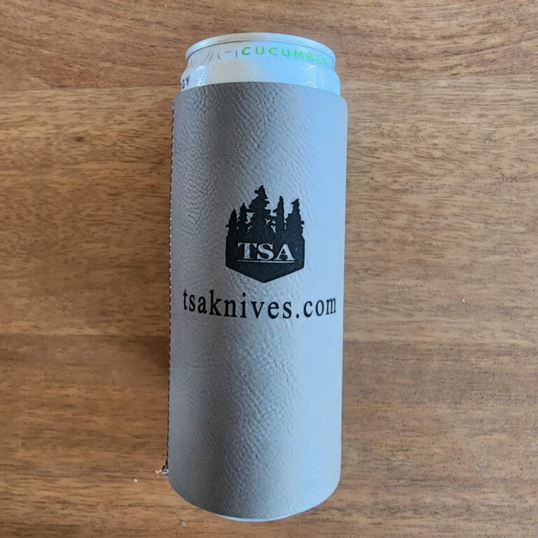 Can Koozie W/ TSA Logo in Standard and Slim Sizes knives for sale