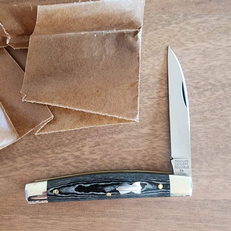 Great Eastern Cutlery #130124 Black Maple Richlite PROTOTYPE knives for sale