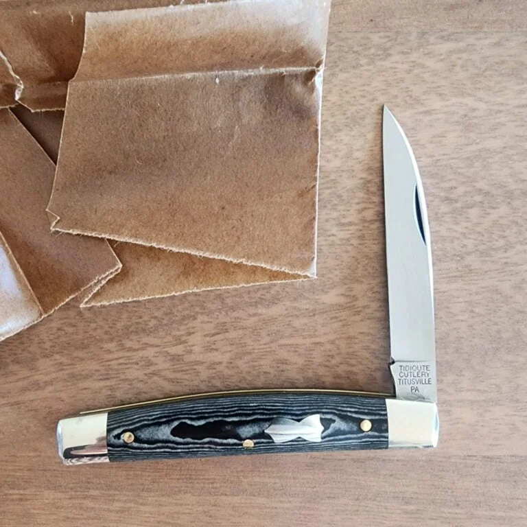 Great Eastern Cutlery #130124 Black Maple Richlite PROTOTYPE knives for sale