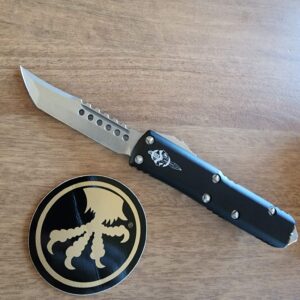 MICROTECH HELLHOUND SIGNATURE SERIES STONEWASH STANDARD 719-10 S knives for sale