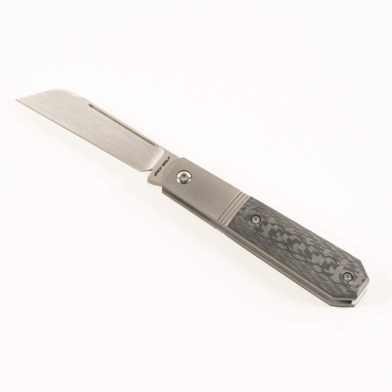 MIDNIGHT JACK - TWILL CARBON FIBER knives for sale