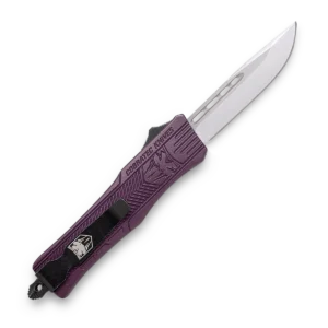 CobraTec Plum CTK-1 double action OTF Knife not serrated knives for sale