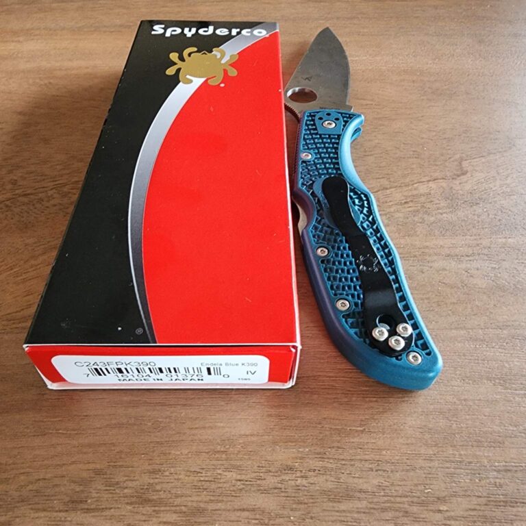 SPYDERCO C243FPK390 ENDELLA BLUE K390 IV knives for sale