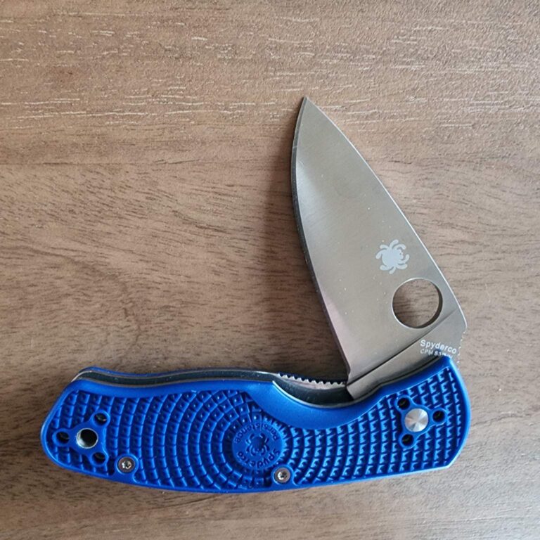 SPYDERCO C136PBL PERSISTENCE FRN BLUE PIN knives for sale
