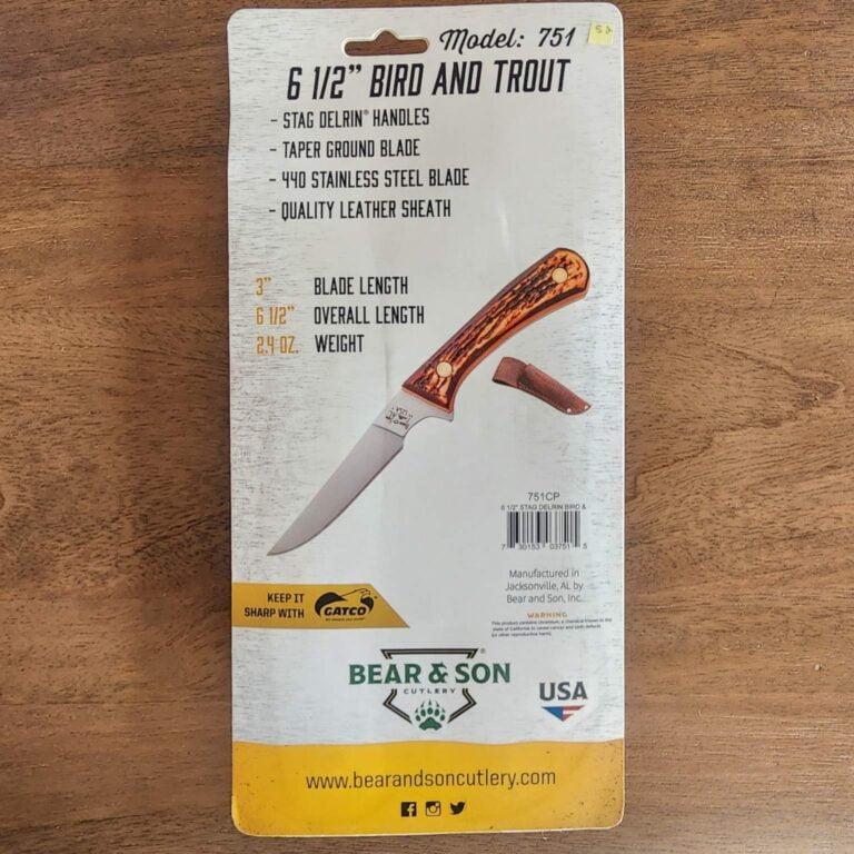 BEAR & SON BIRD AND TROUT MODEL 751 knives for sale