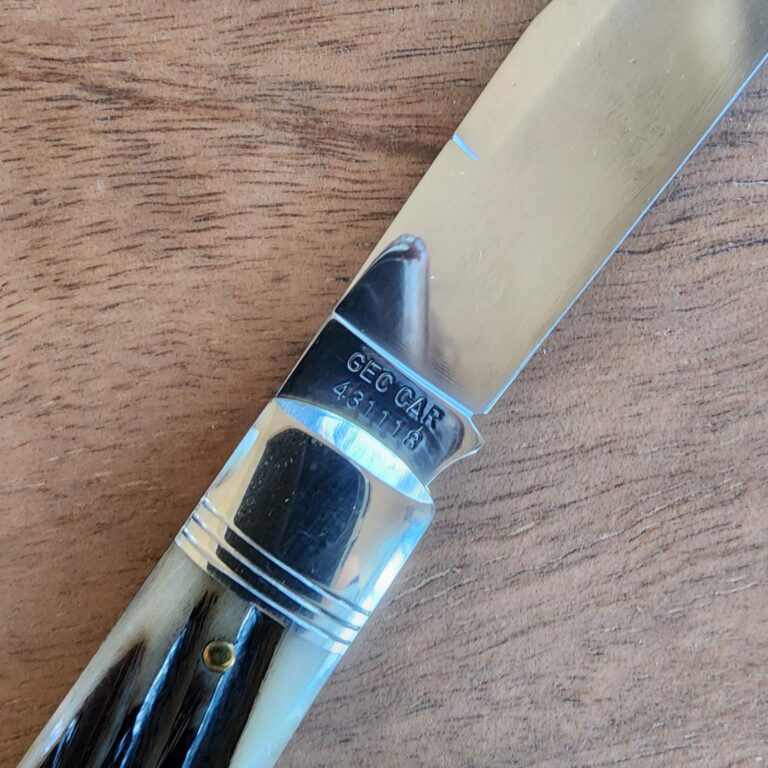 Great Eastern Cutlery #431118 Antique Green Bone (see pictures for age related patina) knives for sale