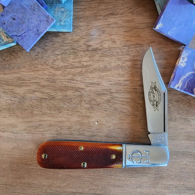 Great Eastern Cutlery #141122 Goldenrod Sawcut Bone knives for sale