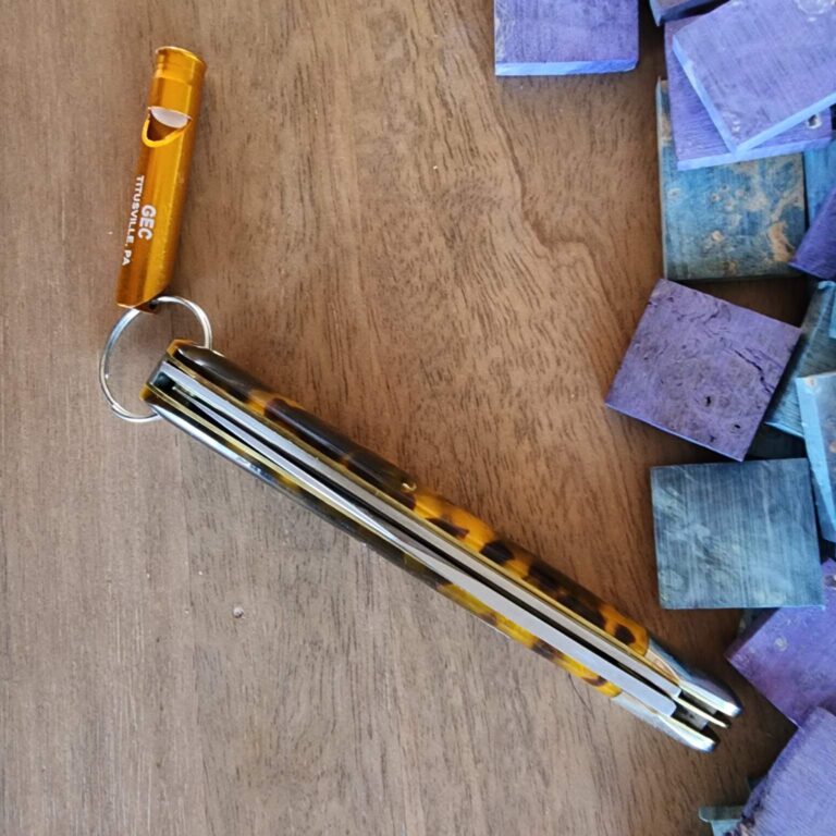 Great Eastern Cutlery #651222 SS Tortoise Shell Acrylic knives for sale